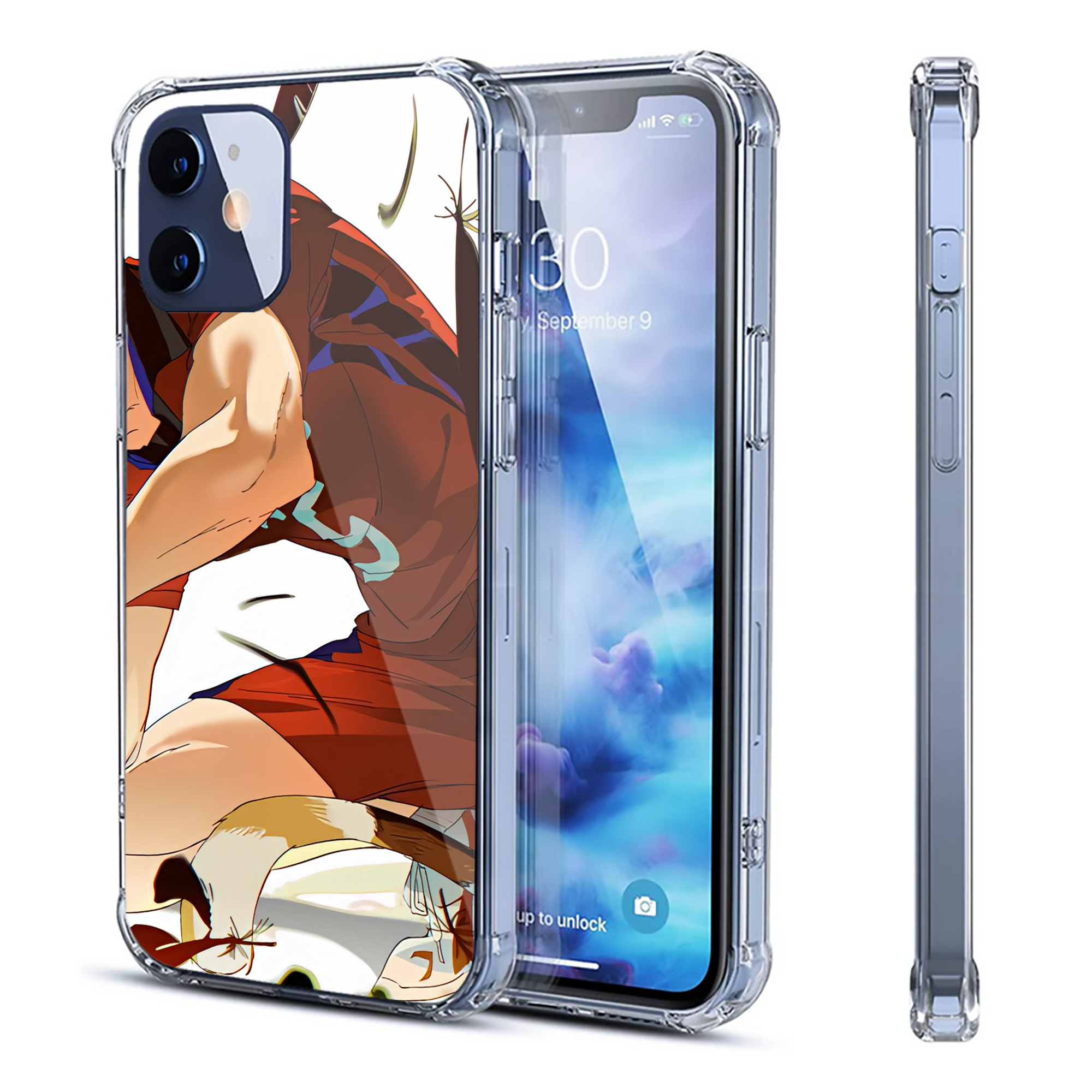 （画像用） ハイキュー!! Haikyu!! 【iPhone 12シリーズ対応】透明スマホケース（クリアソフトケース）